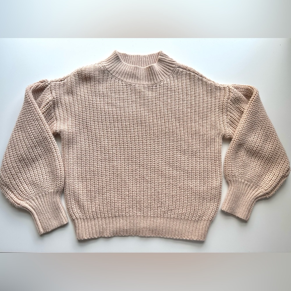 GB Girls Beige Knit Sweater